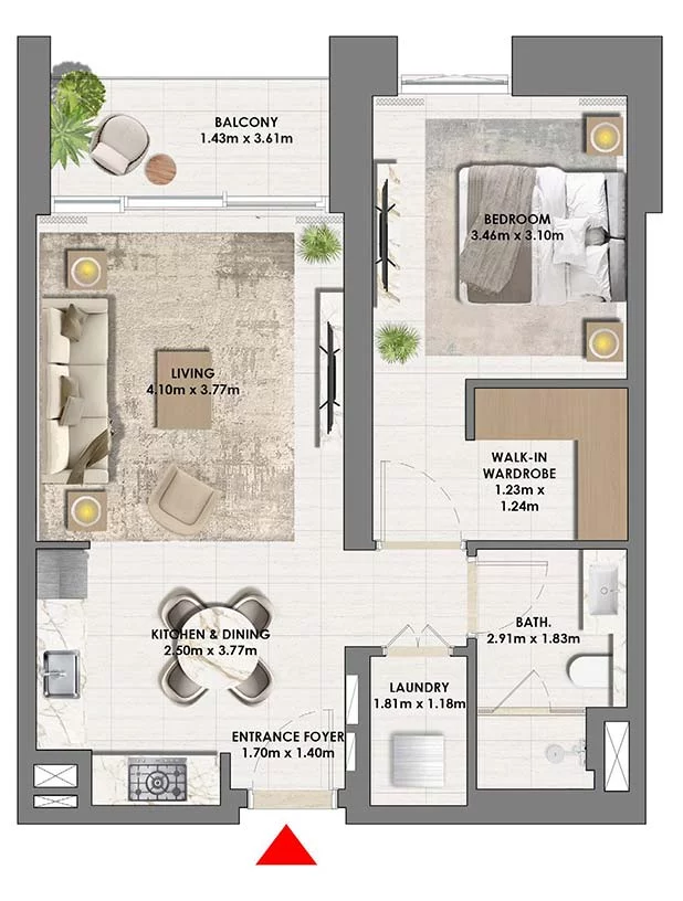 Emaar parkside floorplan