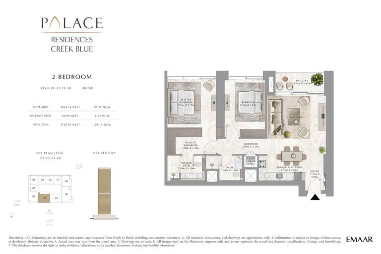 Emaar Palace Residences floorplan